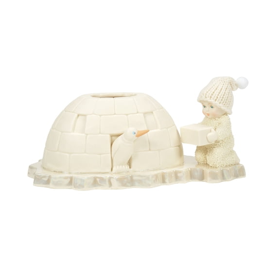 Department 56 Snowbabies Warm In My Igloo Figurine, Multicolor, Porcelain 3.19in H