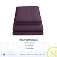 thumbnail image 4 of Sábanas Sweet Home Collection 1800 Supreme King Purple, 4 of 6
