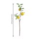 thumbnail image 3 of Rama de Limonero Artificial | Ramo de Limones y Hojas Artificiales | Centro de Mesa para Decoración Del Hogar | Arreglo Floral para Jarrón de Mesa para Sala de Estar, Comedor U Oficina | 50 Cm, 3 of 7