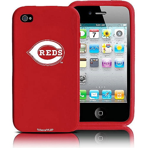 Tribeca Silicone Varsity Jacket Case For Iphone 4 Cincinnati Reds Walmart Com Walmart Com