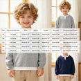 thumbnail image 4 of Futezty Boys Long Sleeve Shirt Cotton Faux Layered Tops Casual Tees Fashion V Crewneck Fall Plain Comfort Clothes Little Boy Shirts 1T-6T, 4 of 7