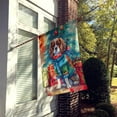 thumbnail image 2 of Cavalier Spaniel Christmas House Flag 28 in x 40 in, 2 of 5
