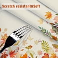 thumbnail image 2 of Fall Thanksgiving Tablecloth 60x84inch Maple Leaves Printed Tablecloth Waterproof Polyester Table Cloth Rectangle Autumn Table Cloth Perfect for Kitchen Restaurant Parties and Indoor and Outdoor, 2 of 5