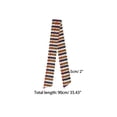 thumbnail image 2 of INSPIRE CHIC Women's Elegant Skinny Pointed Double-Sided Leisure Scarves Brown, 2 of 5