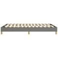 thumbnail image 5 of vidaXL Bed Frame Dark Gray Fabric (100% polyester), plywood, engineered wood, 5 of 6