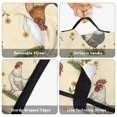 thumbnail image 6 of Rooster and Fowl Cream Pattern Teens Toddler Nap Mat with Pillow, Sleeping Mat Bag for Preschool Daycare 51"x22", 6 of 6