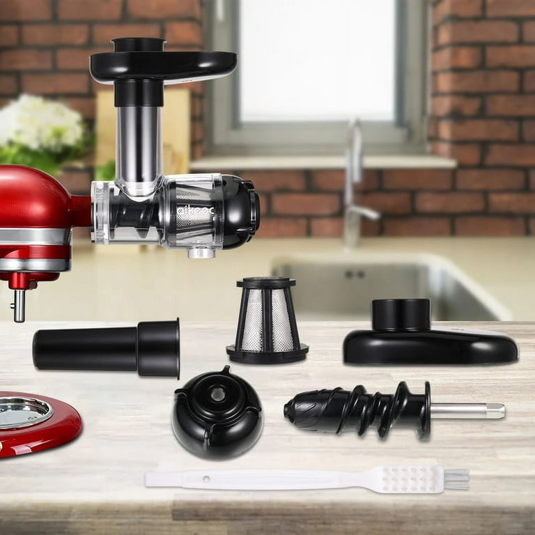 MODERN HOMEZIE Masticating Juicer Attachment for KitchenAid, Kitchen Stand  Mixers Black 
