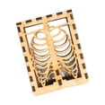 thumbnail image 4 of Portavelas de madera Portavelas de madera Centros de mesa para el hogar Decoración de mesa de escritorio Adorno de escritorio de Halloween, 4 of 9