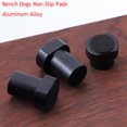 thumbnail image 4 of Scienceny Paquete de 5 almohadillas antideslizantes para perros de banco de aleación de aluminio para carpintería y topes MFT multiusos color Herramientas manuales y eléctricas, 4 of 6