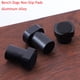 thumbnail image 5 of Riwesomey Paquete de 5 almohadillas antideslizantes para perros de banco de aleación de aluminio para carpintería y topes MFT multiusos Herramientas manuales y eléctricas, 5 of 6