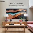thumbnail image 3 of Cuadro Decorativo Canvas Revolution Abstracto Estructura Natural 120x60, 3 of 3