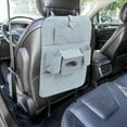 thumbnail image 3 of OULII 2Pcs Light Grey Felt Decorative Car Seat Storage Bags for Back Seat Organizer 21.7X15.7in, 3 of 8