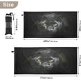 thumbnail image 4 of Coolnut Fierce Black Panther Beach Towel Soft Absorbent Quick Dry Sand Free Lightweight Polyester Camping Towels for Beach Travel Swim 30x60 in Wash cloth, 4 of 7