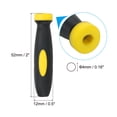 thumbnail image 2 of Uxcell 2 Inch Rubber File Handle, 5Pack File Cutting Tool File Handle Replacement for 0.16" Diameter File, Black Yellow, 2 of 5
