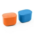 thumbnail image 6 of OmieDip for OmieBox UP (2 pack) Leakproof Dip Containers with lids - food safe silicone - 4.5 ounces (Blue/Orange), 6 of 6