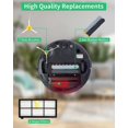 thumbnail image 3 of Kit Parts Accessories for iRobot Roomba 800 900 Series, Brushes Replacement Parts 800 Vacuum Cleaner, 2 Roller Brush Sets, 6 Filters, 7 Side Brushes, 3 of 4