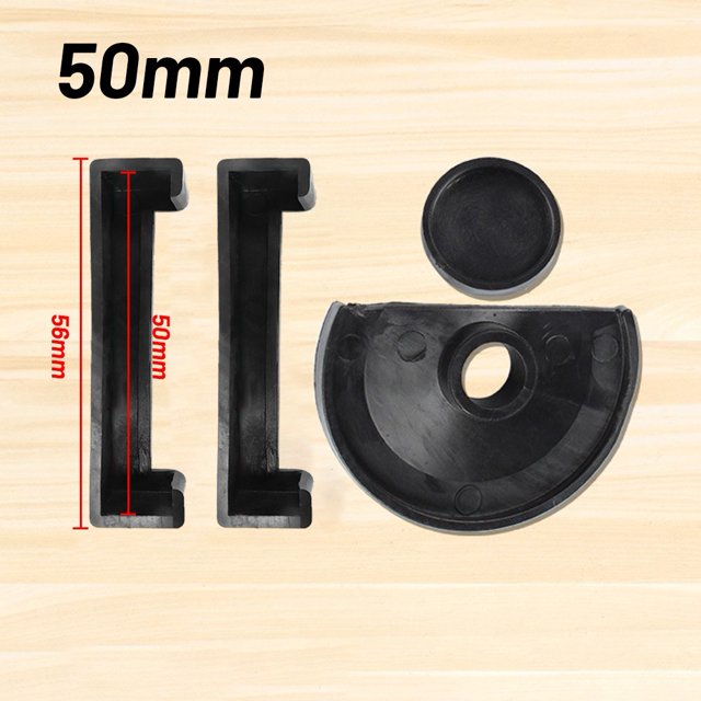 4Pcs/Set 50/60/70/80mm Anti-Slip Rubber Pad for Vise Small Vise Table 50mm