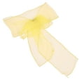 thumbnail image 4 of Elegante decoración para bodas y fiestas, exquisitas bandas para sillas de banquete, amarillo brillante, juego de 10, 4 of 8
