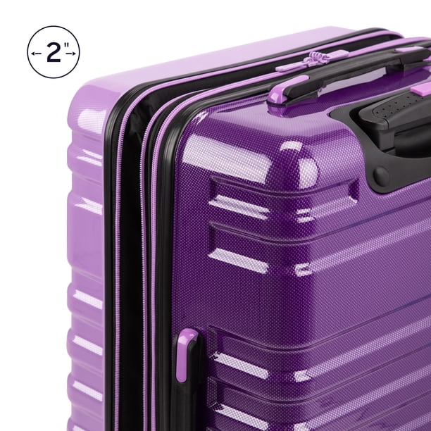 iFLY Spectre Versus Purple Cosmo Hardside Luggage 20 inch Carry-on