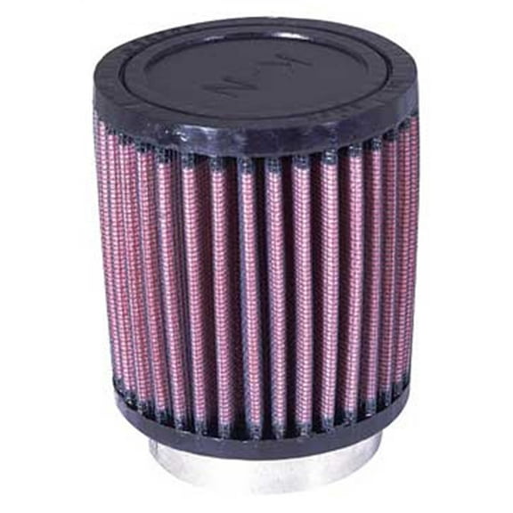 K&N Universal Clamp-On Air Filter: High Performance, Premium, Washable, Replacement Engine Filter: Flange Diameter: 2.25 In, Filter Height: 4 In, Flange Length: 0.625 In, Shape: Round, RU-0600