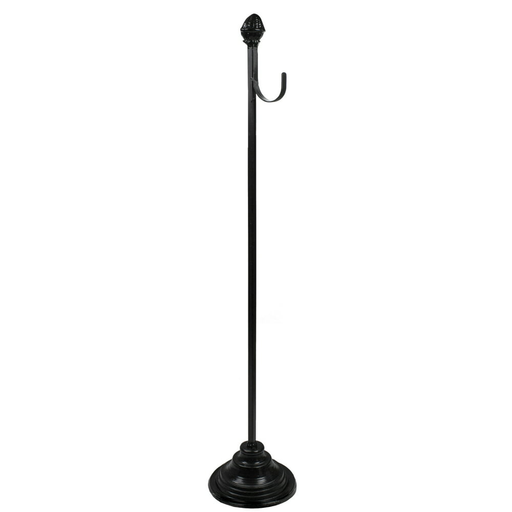 30" Black Solid Christmas Wreath Hanger Stand