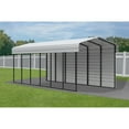 thumbnail image 3 of Arrow 10 x 29 x 9 ft Eggshell Carport With 1 Side Wall Kit, 3 of 17
