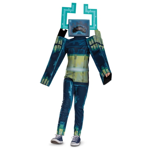 Minecraft Twisted Warden Halloween Costume for Children, Boys Size S (6/7), by Disguise