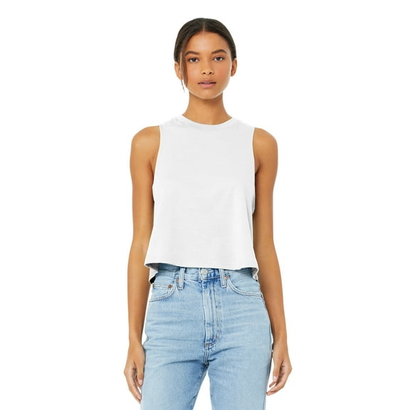 BELLA   CANVAS - New IWPF - Women - Women's Racerback Cropped Tank