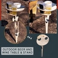 thumbnail image 2 of Décorations d'Automne Table de Bière Portable Extérieure Divertissement de Jardin Plage Camping Pliable Extérieur, 2 of 9