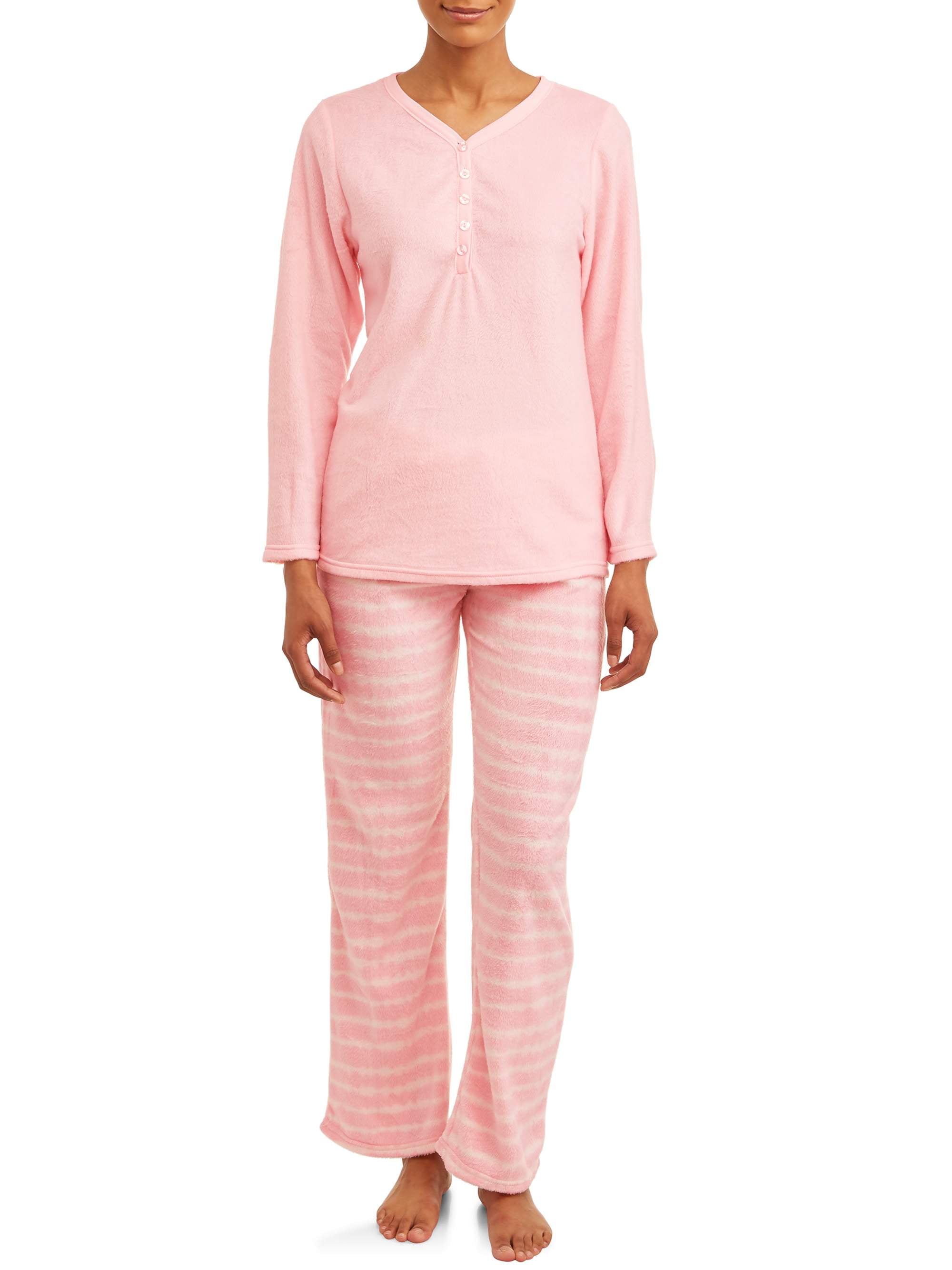 i-Smalls Mens Long Flannel Fleece Pyjamas Lounge Set Super Soft Velour Like Pjs Nightwear 