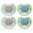 thumbnail image 2 of Philips Avent Ultra Air Pacifier 18m+, beige/dawn, 4 pack, SCF349/25, 2 of 3