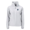thumbnail image 2 of Women's Cutter & Buck  Gray Detroit Tigers Charter Eco Recycled Full-Zip Jacket, 2 of 3