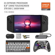 Lenovo Legion Go 2TB SSD Gaming Handheld 8.8-inch Touchscreen 144Hz 2K QHD AMD Ryzen Z1 Extreme Processor, Mytrix Zero-Kirin Wireless Pro Controller, Hub, Keyboard & Mouse Combo, 7 in 1 Bundle