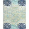 thumbnail image 3 of Unique Loom Atoll Ariel Rug Blue/Ivory 7' 10" x 10' Rectangle Botanical Beach/Nautical Perfect For Living Room Bed Room Dining Room Office, 3 of 6