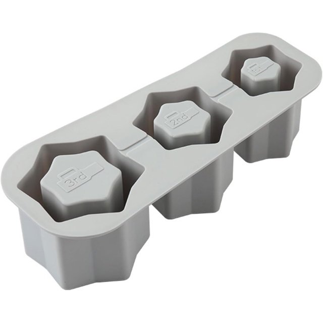 Innovative Tray For Insulated Cups 3 Chamber Ice Container Easy Removal Ice Mold For Water Cup Barwares