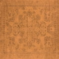 thumbnail image 1 of Ahgly Company Indoor Square Oriental Orange Industrial Area Rugs, 7' Square, 1 of 4