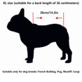 thumbnail image 3 of Yardvibe Dog Tattoo Print Jumpsuit, 14.2" Stylish Full-Body Pet T-Shirt for French Bulldog Pug Corgi Pitbull, 4-Legged Dog Outfit for Small Medium Breeds, All-Season (XL), 3 of 9