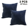 thumbnail image 1 of Lot de 2, Housse de Coussin Carrée Décorative en Velours Côtelé Doux, 1 of 5