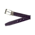 thumbnail image 2 of CTM Leather Croc Print Belt, 2 of 3