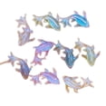 thumbnail image 3 of 100 piezas nuevas y lindas mini figuras de resina de peces dorados de colores kawaii, artesanías, adornos de cabujón con parte posterior plana, fabricación de joyas, accesorios para el cabello K38, 3 of 5