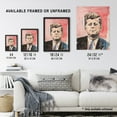 thumbnail image 3 of Artery8 John Kennedy JFK USA President Watercolour Man Cave Unframed Wall Art Print Poster Home Decor Premium, 3 of 3