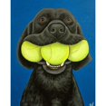 thumbnail image 2 of CafePress - Black Lab With 3 Tennis Balls Mug - 11 oz Ceramic Mug - Novelty Coffee Tea Cup, 2 of 4