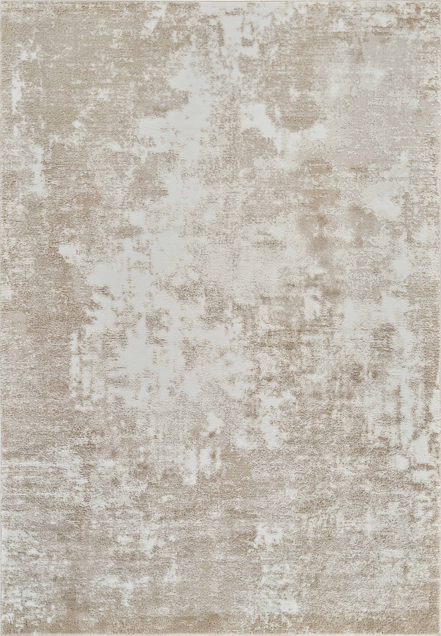 Rug Branch Nomad Abstract Indoor Area Rug, Beige Cream, Modern - Living Room, Bedroom, Dining Room, and Kitchen