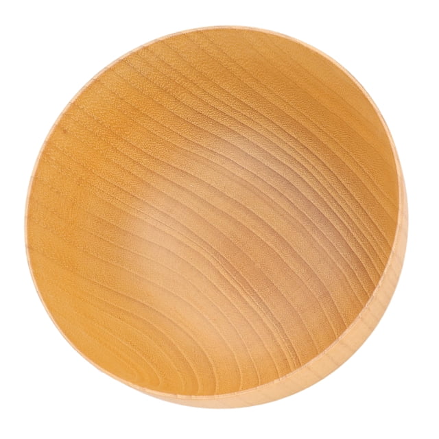 Wooden Bowl Dining Bowl Wooden Fruit Bowl Salad Container Wooden Bowl Round Kitchen Utensils Food Container Light Color Simple For Nuts Appetizers Fruit Snacks