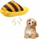 thumbnail image 1 of Juguetes para perros de peluche Juguetes para mascotas de peluche Juguetes para perros de interior Juguete para masticar perros de peluche para perros medianos y cachorros (amarillo) 10x16cm TUNC Sencillez, 1 of 5