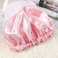 thumbnail image 3 of Minkissy Bonnet en Satin Double Couche Réversible Ajustable pour Enfants Tout-Petits (Rose), 3 of 6