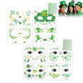 thumbnail image 2 of St Patricks Day Glitter Set Face Sticker For St. Patrick's Day Set Green Design Sticker For All Ages, 2 of 9