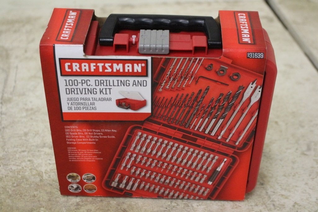 Craftsman 100-Piece Drilling and Screwdriving Kit for sale online 