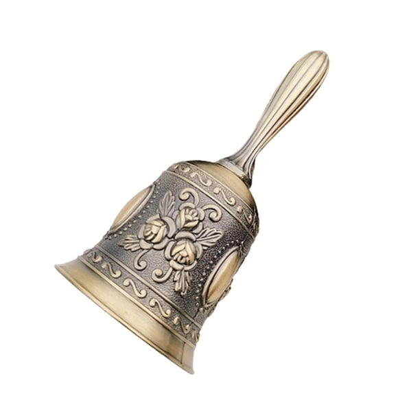 Yuarrent Campanas artesanales Campanas de metal multiusos versátiles para varios proyectos de arte Campana de mano escolar Premium Kits de decoración para fiestas tipo rosa