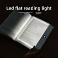 thumbnail image 2 of Flat Book Light with Smart Display,1200mAh Rechargeable Battery,3 Color Modes(White/Natural/Warm),Dimmable Brightness & Timer,Clip-On Full Page Panel Light for Night Reading, 2 of 8
